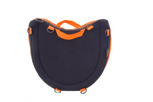 Trabasack Curve Connect bag and lapdesk with orange trim