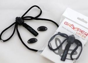 Image of two pairs of Greeper Sports shoe laces in black