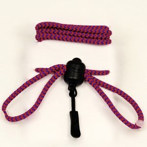 Photograph of Pink and Purple striped Greeper Hikers Laces