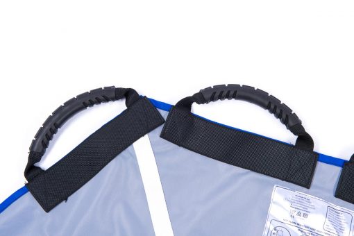 Image shows a close-up of two carry handles on the ProMove Adult Sling on a white background