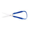 Image is a photograph of the large size Peta-UK Easi-grip, self-opening scissors