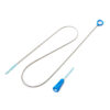 Image is a photograph of long, flexible rod with a brush on the end used for cleaning the Hydrant drinks tube