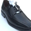 Image showing the greeper assist attached to a black shoes with black greeper assist laces