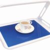 freehand tray with cup on